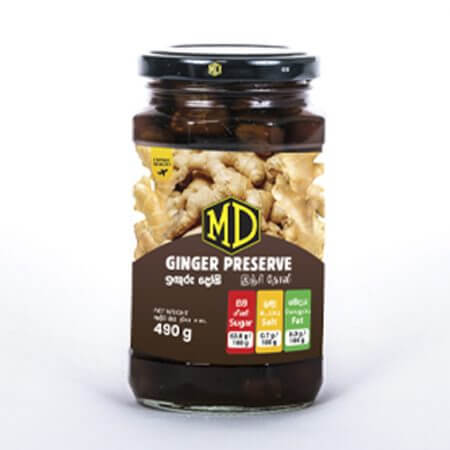 MD Ginger Preserve 490g